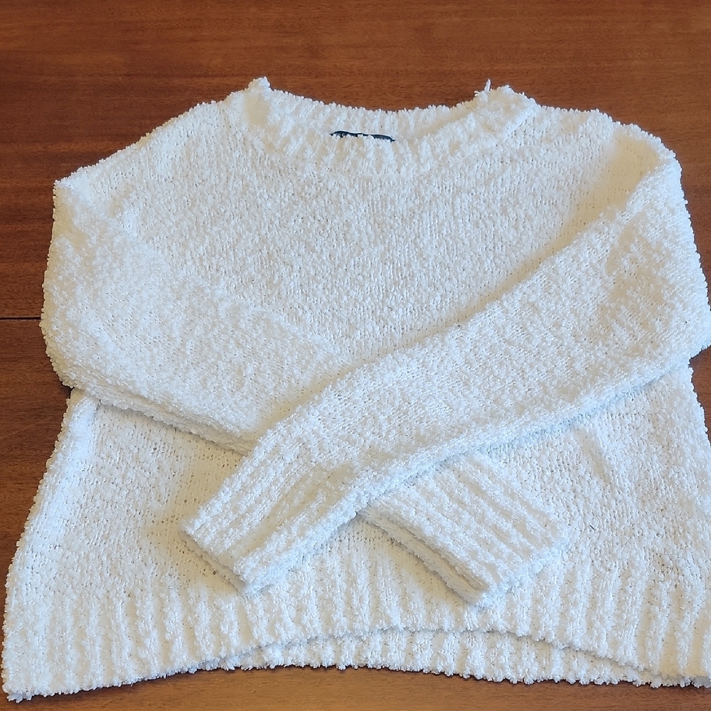 Sanctuary Textured White Women's Sweater